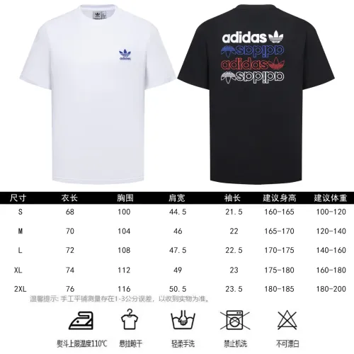 Replica Adidas T-Shirts Short Sleeved For Unisex #1459108 $32.00 USD for Wholesale