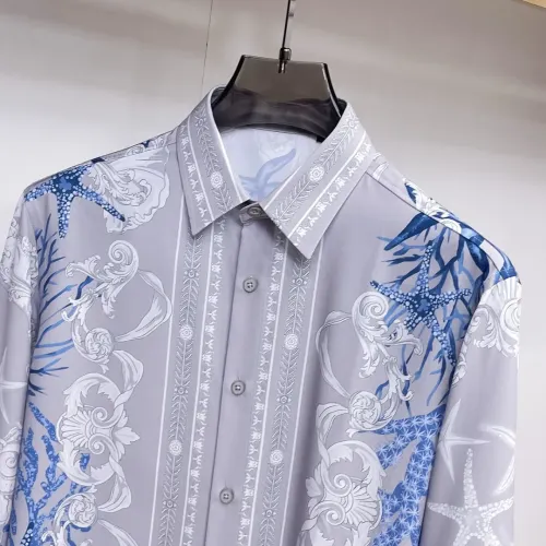 Replica Versace Shirts Long Sleeved For Men #1459135 $76.00 USD for Wholesale
