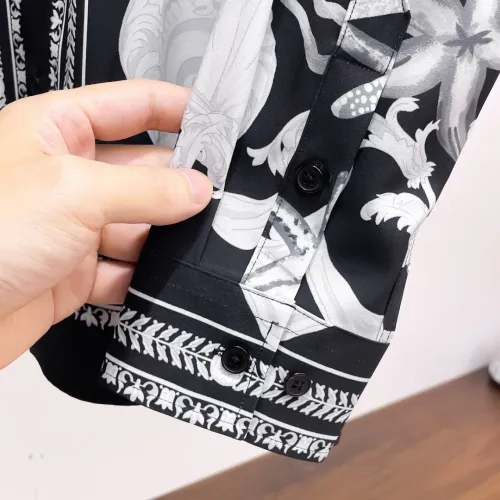 Replica Versace Shirts Long Sleeved For Men #1459136 $76.00 USD for Wholesale
