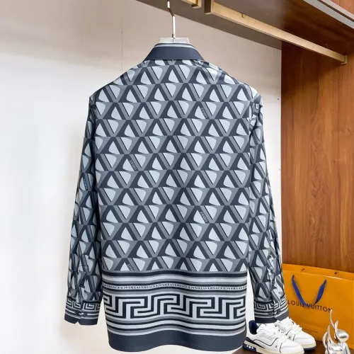 Replica Versace Shirts Long Sleeved For Men #1459138 $76.00 USD for Wholesale