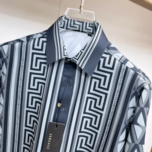 Replica Versace Shirts Long Sleeved For Men #1459138 $76.00 USD for Wholesale