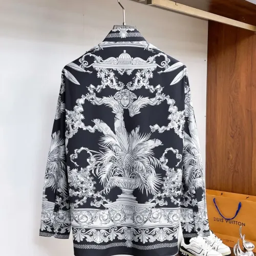 Replica Versace Shirts Long Sleeved For Men #1459144 $76.00 USD for Wholesale