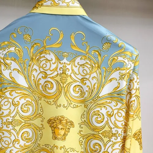 Replica Versace Shirts Long Sleeved For Men #1459146 $76.00 USD for Wholesale