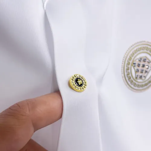 Replica Versace Shirts Long Sleeved For Men #1459147 $85.00 USD for Wholesale