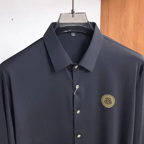 Replica Versace Shirts Long Sleeved For Men #1459149 $85.00 USD for Wholesale
