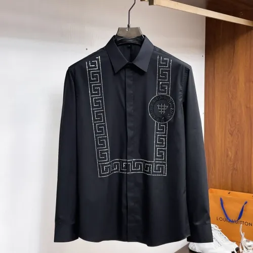 Cheap Versace Shirts Long Sleeved For Men #1459151, $$85.00 USD On Versace Shirts
