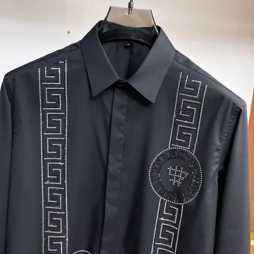Replica Versace Shirts Long Sleeved For Men #1459151 $85.00 USD for Wholesale