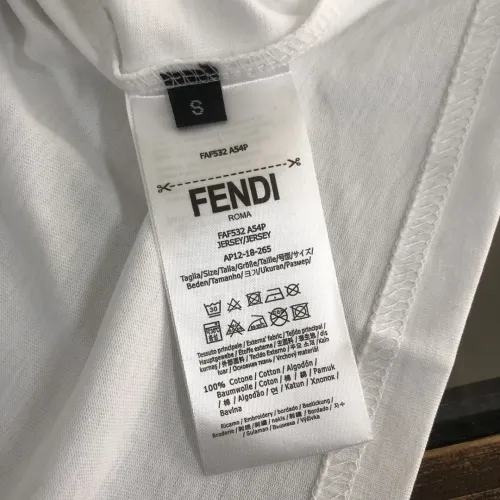 Replica Fendi T-Shirts Short Sleeved For Unisex #1459172 $32.00 USD for Wholesale