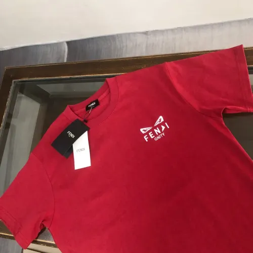 Replica Fendi T-Shirts Short Sleeved For Unisex #1459173 $32.00 USD for Wholesale