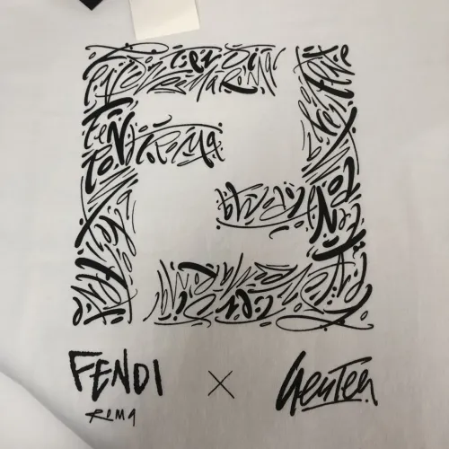 Replica Fendi T-Shirts Short Sleeved For Unisex #1459175 $32.00 USD for Wholesale