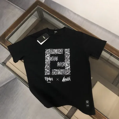 Cheap Fendi T-Shirts Short Sleeved For Unisex #1459176, $$32.00 USD On Fendi T-Shirts