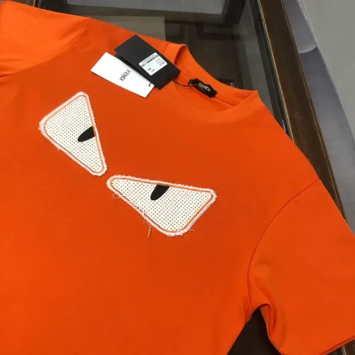 Replica Fendi T-Shirts Short Sleeved For Unisex #1459178 $32.00 USD for Wholesale