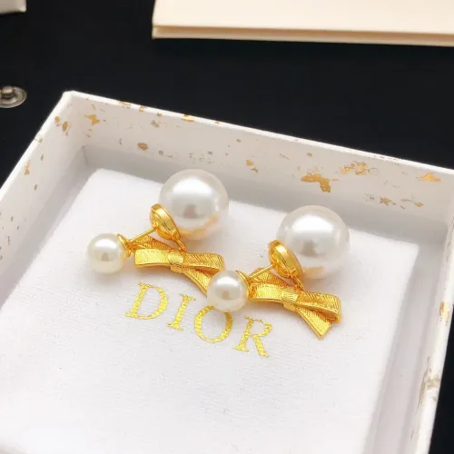 Replica Christian Dior Earrings For Women #1459248 $25.00 USD for Wholesale