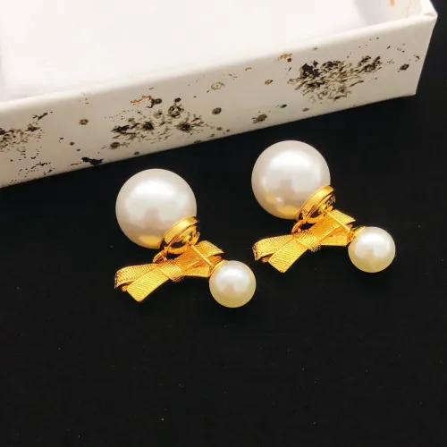 Replica Christian Dior Earrings For Women #1459248 $25.00 USD for Wholesale