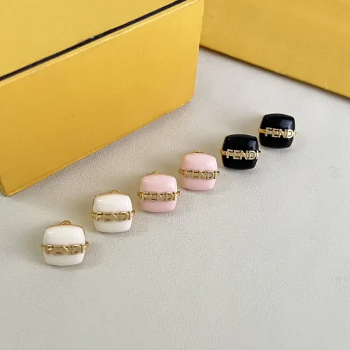 Replica Fendi Earrings For Women #1459268 $36.00 USD for Wholesale