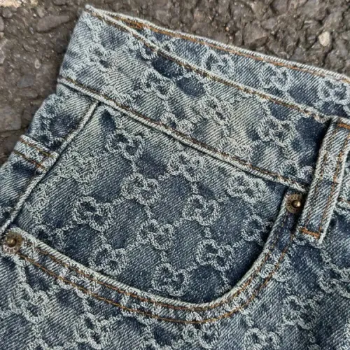 Replica Gucci Jeans For Men #1459325 $60.00 USD for Wholesale