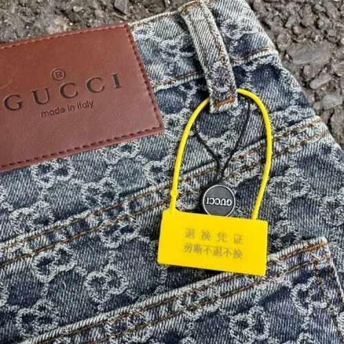 Replica Gucci Jeans For Men #1459325 $60.00 USD for Wholesale