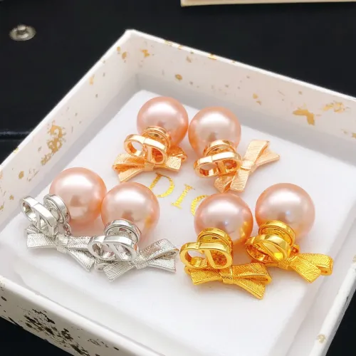 Replica Christian Dior Earrings For Women #1459471 $25.00 USD for Wholesale
