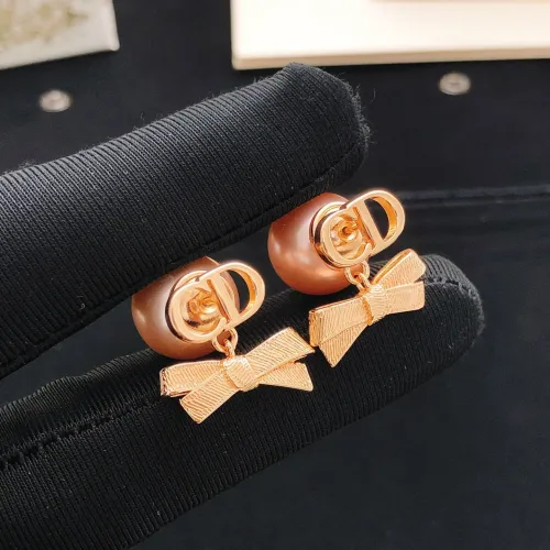 Replica Christian Dior Earrings For Women #1459472 $25.00 USD for Wholesale