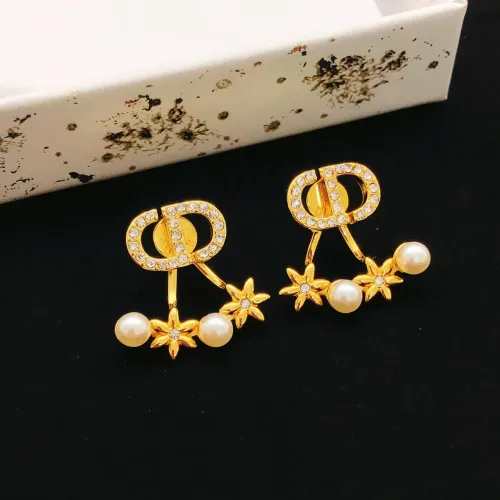 Replica Christian Dior Earrings For Women #1459477 $27.00 USD for Wholesale