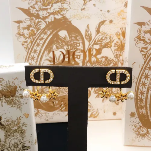 Replica Christian Dior Earrings For Women #1459477 $27.00 USD for Wholesale