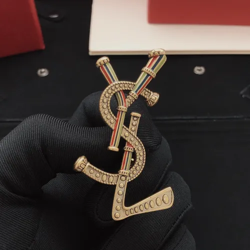 Cheap Yves Saint Laurent Brooches For Women #1459478, $$32.00 USD On Yves Saint Laurent Brooches