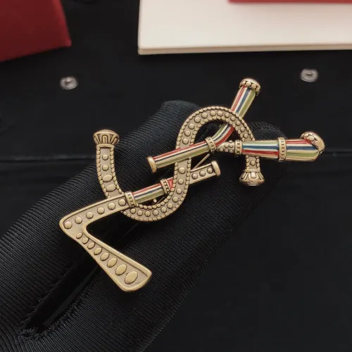 Replica Yves Saint Laurent Brooches For Women #1459478 $32.00 USD for Wholesale