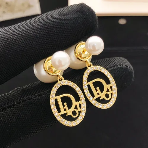 Replica Christian Dior Earrings For Women #1459565 $27.00 USD for Wholesale