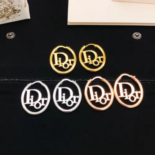 Replica Christian Dior Earrings For Women #1459570 $27.00 USD for Wholesale