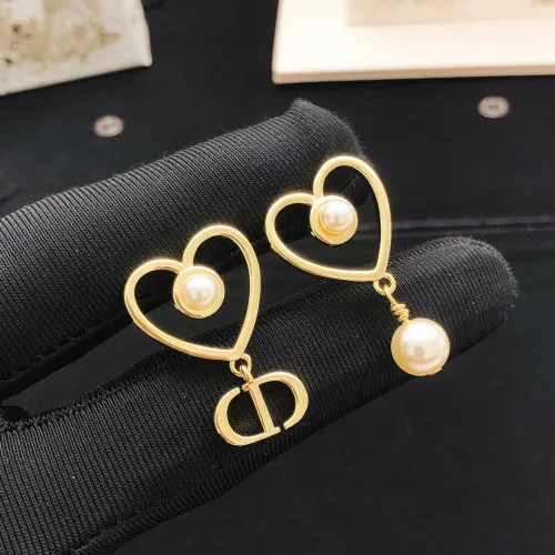 Replica Christian Dior Earrings For Women #1459708 $29.00 USD for Wholesale