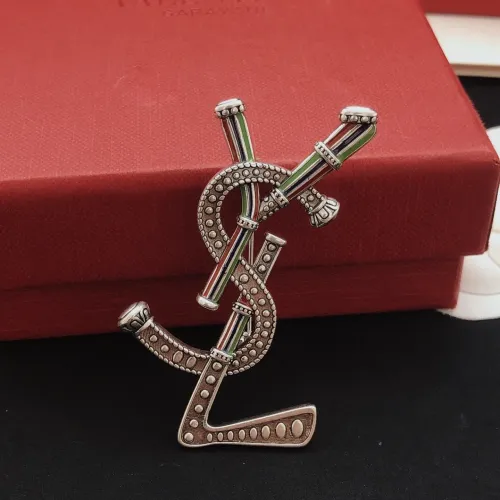 Replica Yves Saint Laurent Brooches For Women #1459710 $32.00 USD for Wholesale