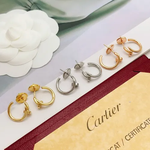 Replica Cartier Earrings For Women #1459842 $29.00 USD for Wholesale