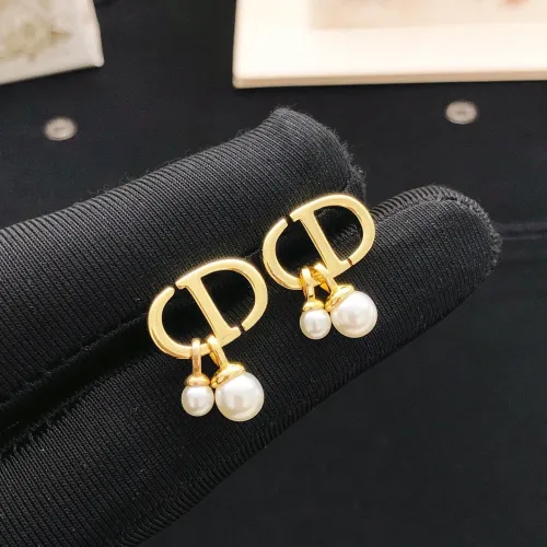 Replica Christian Dior Earrings For Women #1459885 $25.00 USD for Wholesale
