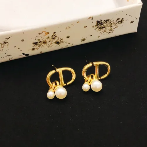 Replica Christian Dior Earrings For Women #1459885 $25.00 USD for Wholesale