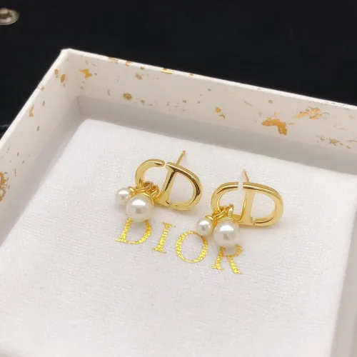 Replica Christian Dior Earrings For Women #1459885 $25.00 USD for Wholesale