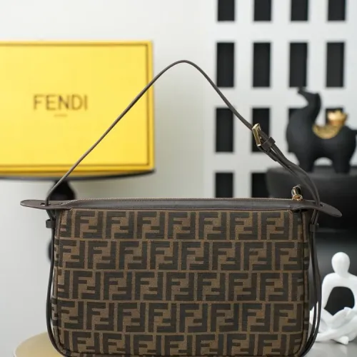 Replica Fendi AAA Quality Shoulder Bags For Women #1459996 $155.00 USD for Wholesale