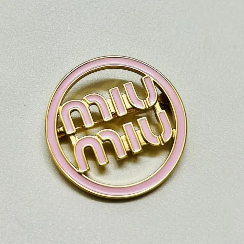 Cheap MIU MIU Brooches For Women #1460048, $$25.00 USD On MIU MIU Brooches