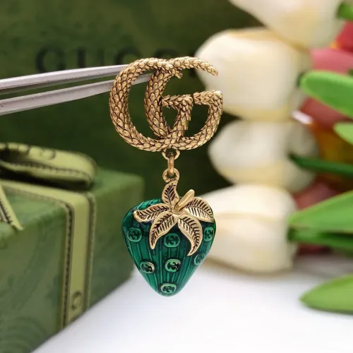 Replica Gucci Earrings For Women #1460156 $27.00 USD for Wholesale