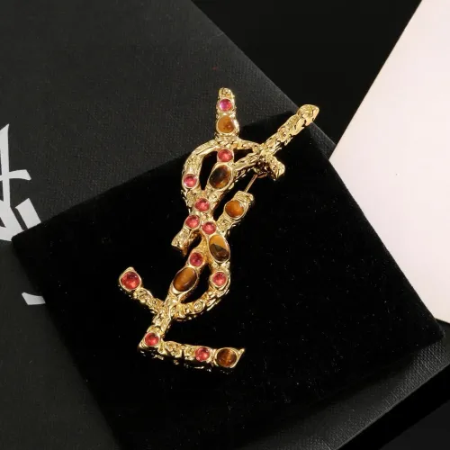 Cheap Yves Saint Laurent Brooches For Women #1460165, $$29.00 USD On Yves Saint Laurent Brooches