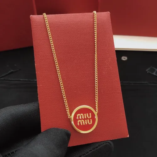 Replica MIU MIU Necklaces #1460218 $27.00 USD for Wholesale
