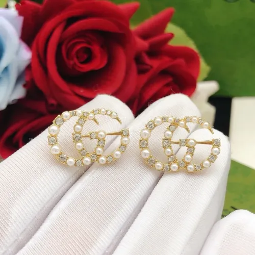 Replica Gucci Earrings For Women #1460226 $25.00 USD for Wholesale