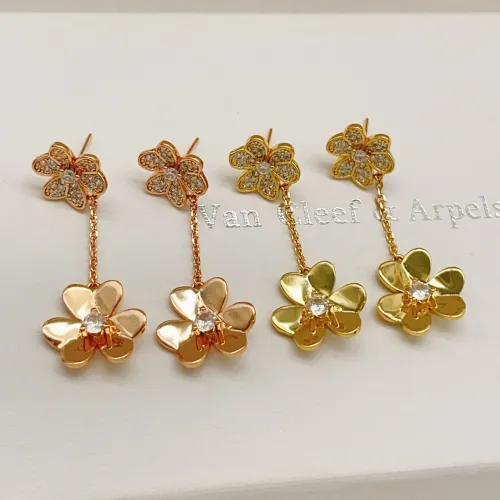 Replica Van Cleef & Arpels Earrings For Women #1460356 $38.00 USD for Wholesale