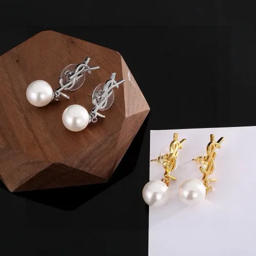 Replica Yves Saint Laurent YSL Earrings For Women #1460409 $25.00 USD for Wholesale