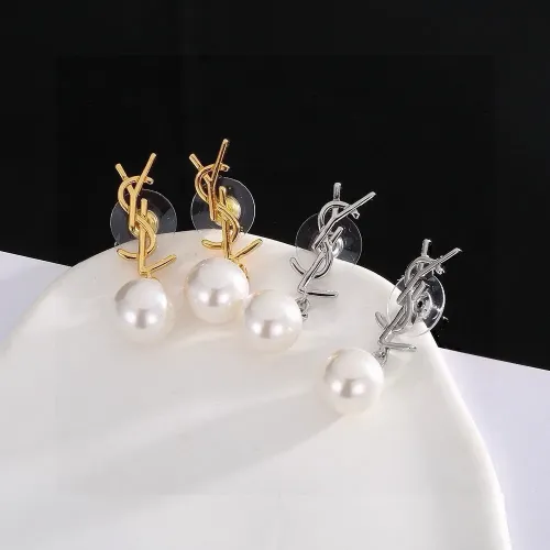 Replica Yves Saint Laurent YSL Earrings For Women #1460410 $25.00 USD for Wholesale