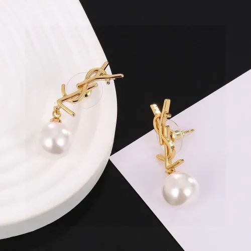 Replica Yves Saint Laurent YSL Earrings For Women #1460410 $25.00 USD for Wholesale