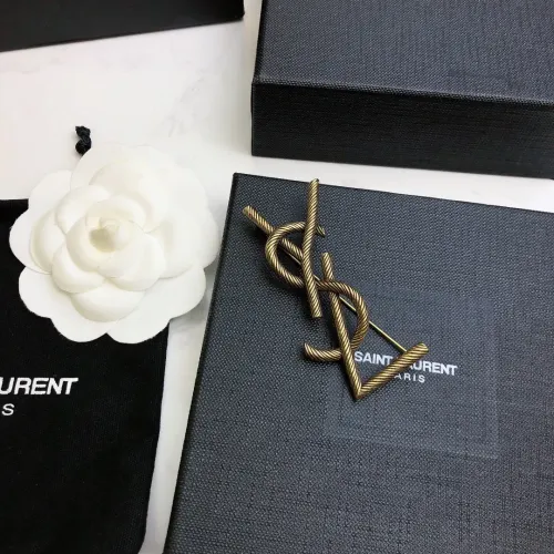 Cheap Yves Saint Laurent Brooches For Women #1460477, $$27.00 USD On Yves Saint Laurent Brooches