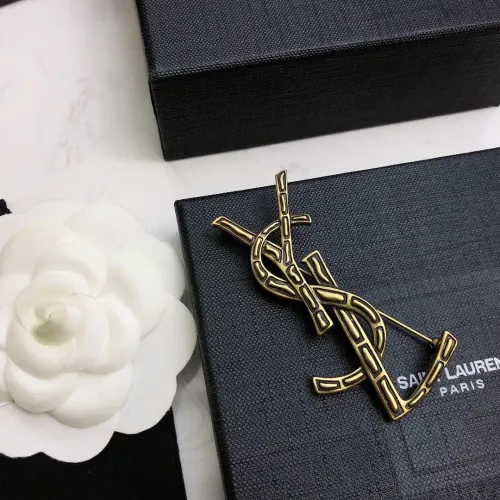 Cheap Yves Saint Laurent Brooches For Women #1460478, $$27.00 USD On Yves Saint Laurent Brooches