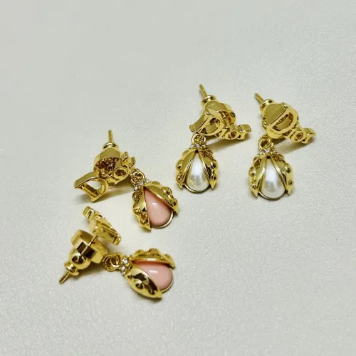 Replica Christian Dior Earrings For Women #1460486 $25.00 USD for Wholesale