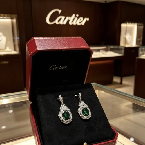 Replica Cartier Earrings For Women #1460561 $42.00 USD for Wholesale