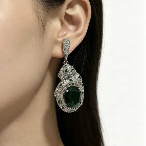 Replica Cartier Earrings For Women #1460561 $42.00 USD for Wholesale